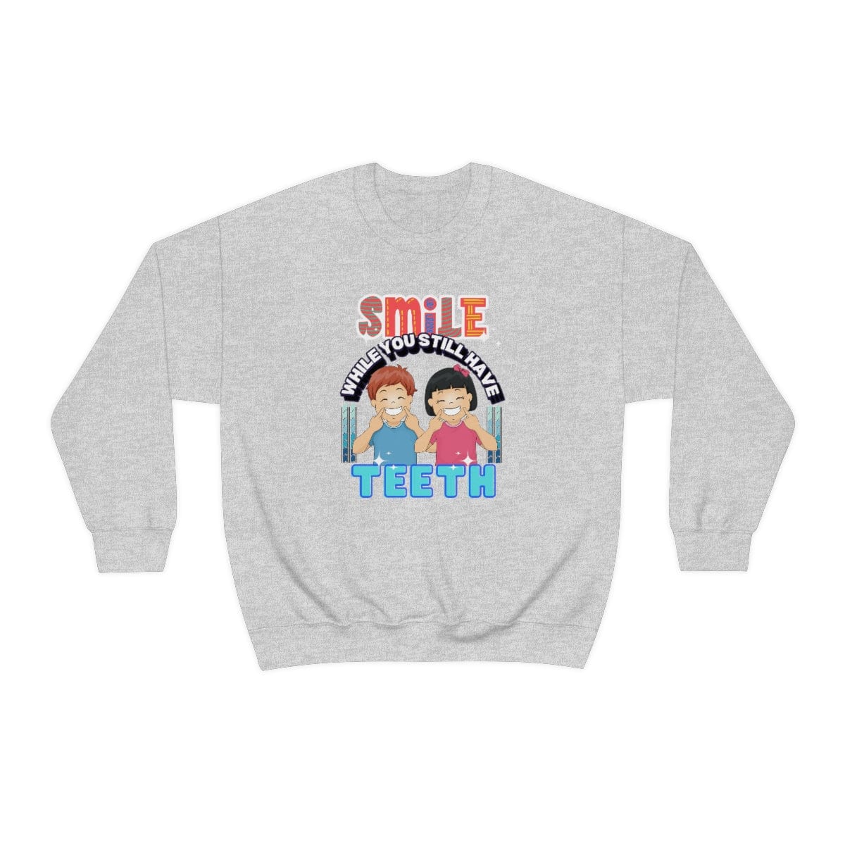 Smile While You Still Have Teeth Sweatshirt, Crewneck Sweatshirt, Mummy Christmas Theme Sweater, Women's Christmas Crewneck, Mom to Be, Gift for Mum