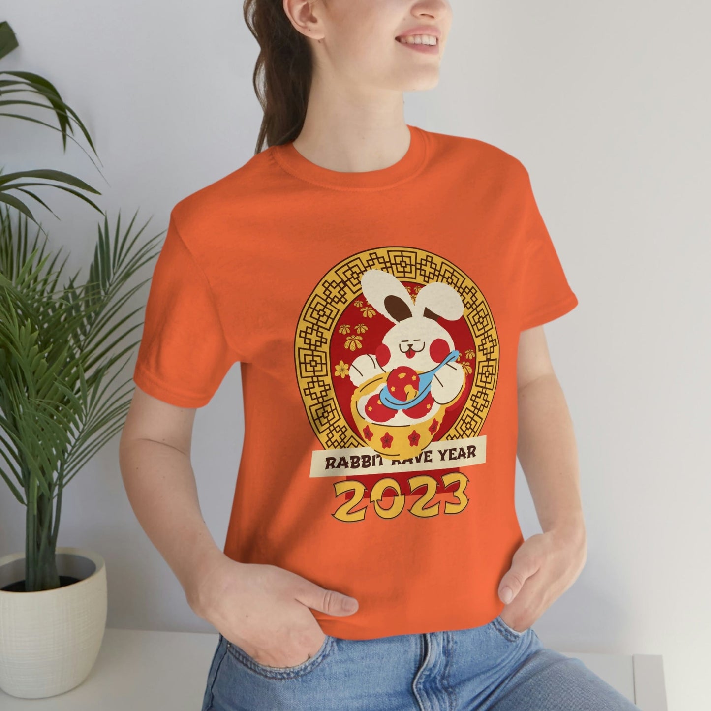 Rabbit Year 2023: Chinese New Year T-Shirt - SarsariCreations