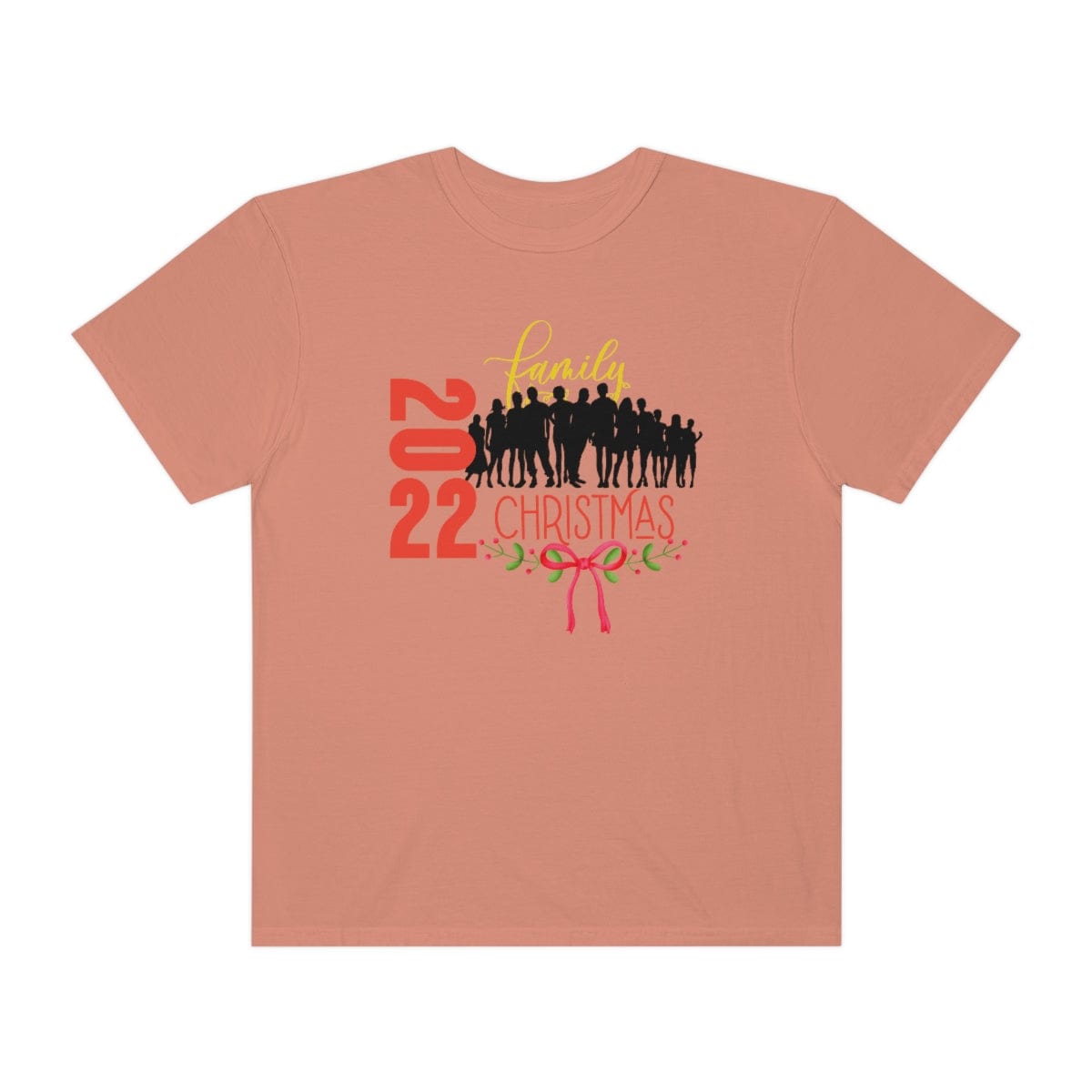 Family Christmas 2022 Comfort Colors, Christmas Santa Shirt, Christmas Family T-Shirt, Christmas Gift for Men, Unisex Garment-Dyed T-shirt