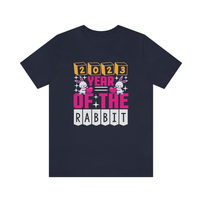 Hop into Good Charm: 2023 Year of the Rabbit T-Shirt - SarsariCreations