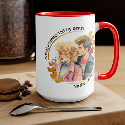 80's Love Two-Tone Coffee Mug: A Valentine's Day Must-Have