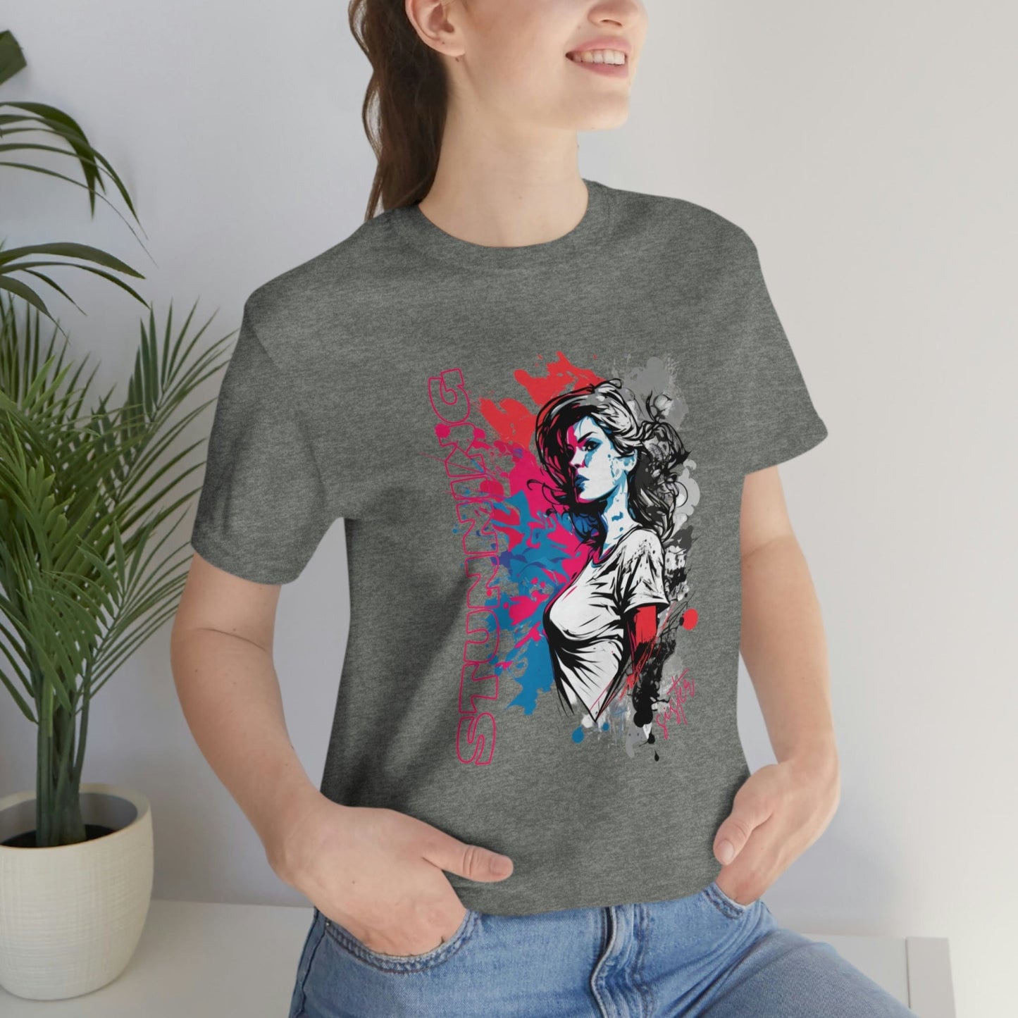 2023 Unisex Show Your Fierce Feminism with a Personalized 'Stunning Sister Full of Fire' T-Shirt