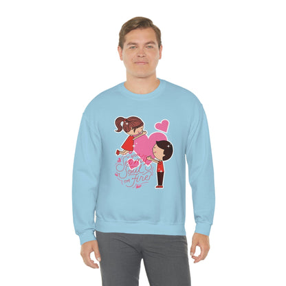 2023 Valentine's Day Sweatshirt: Hearts Beee Mine, Stay Cozy and in Love