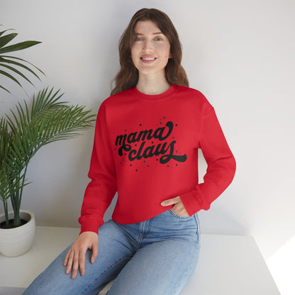 Christmas Things Mama Claus Sweatshirt, Crewneck Sweatshirt, Mummy Christmas Theme Sweater, Aesthetic Christmas Crewneck, Mom to Be, Gift for Mummy