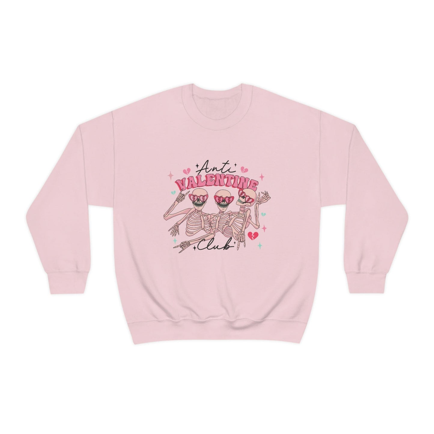 Shop the Anti-Valentine's Club with Skeleton Style 2023 Sweatshirt