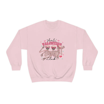 Shop the Anti-Valentine's Club with Skeleton Style 2023 Sweatshirt