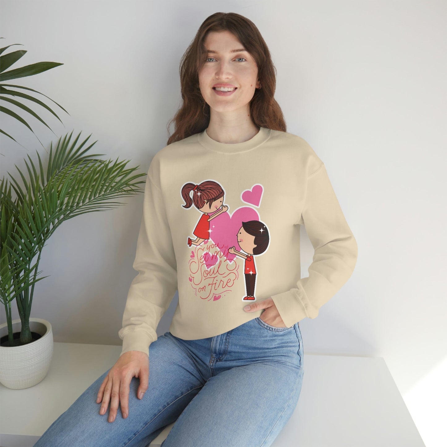 2023 Valentine's Day Sweatshirt: Hearts Beee Mine, Stay Cozy and in Love