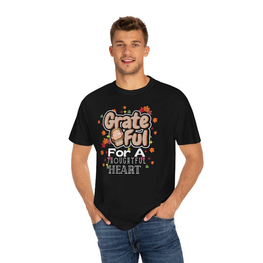 Grate Ful For A Thoughtful Heart T-Shirt For Men Boy