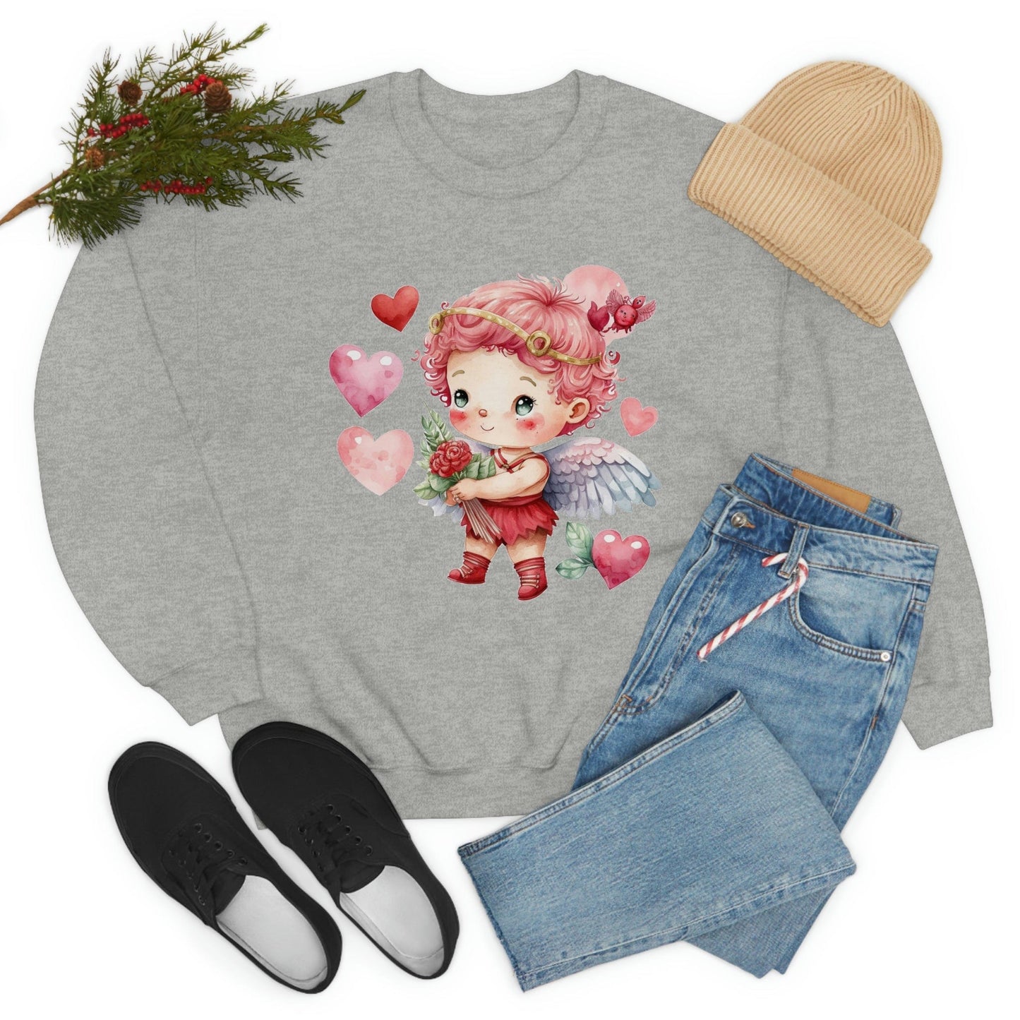 Cuter Than Cupid 2023 Unisex Valentine's Day Sweatshirt