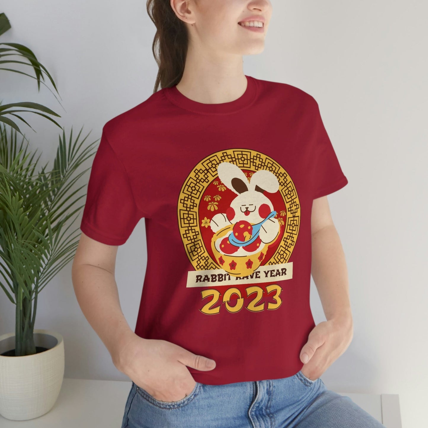 Rabbit Year 2023: Chinese New Year T-Shirt - SarsariCreations