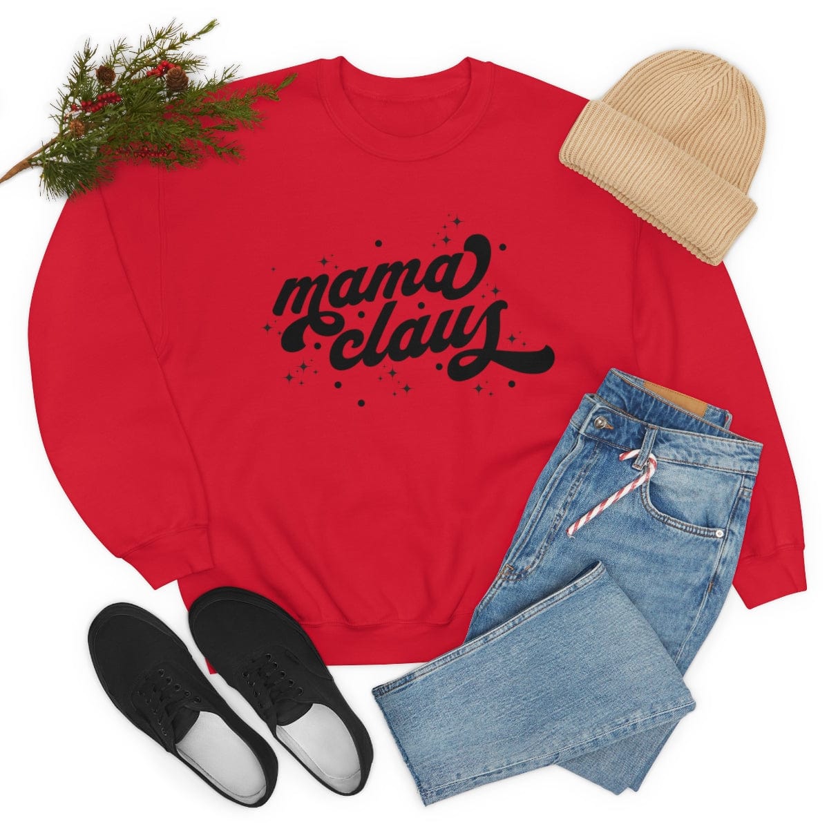 Christmas Things Mama Claus Sweatshirt, Crewneck Sweatshirt, Mummy Christmas Theme Sweater, Aesthetic Christmas Crewneck, Mom to Be, Gift for Mummy