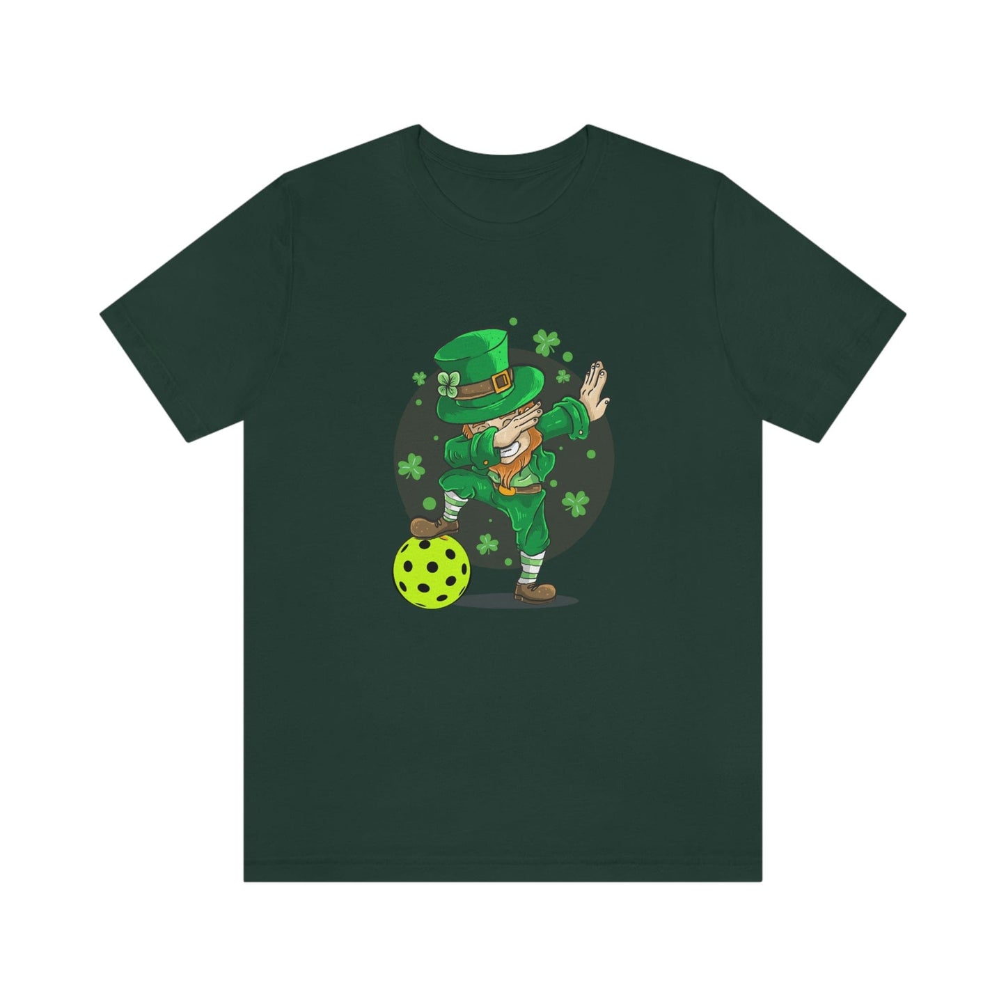 St. Patrick's Day 2023 Unisex Pickleball Dabbing Leprechaun Pickleball Malarkey T-Shirt