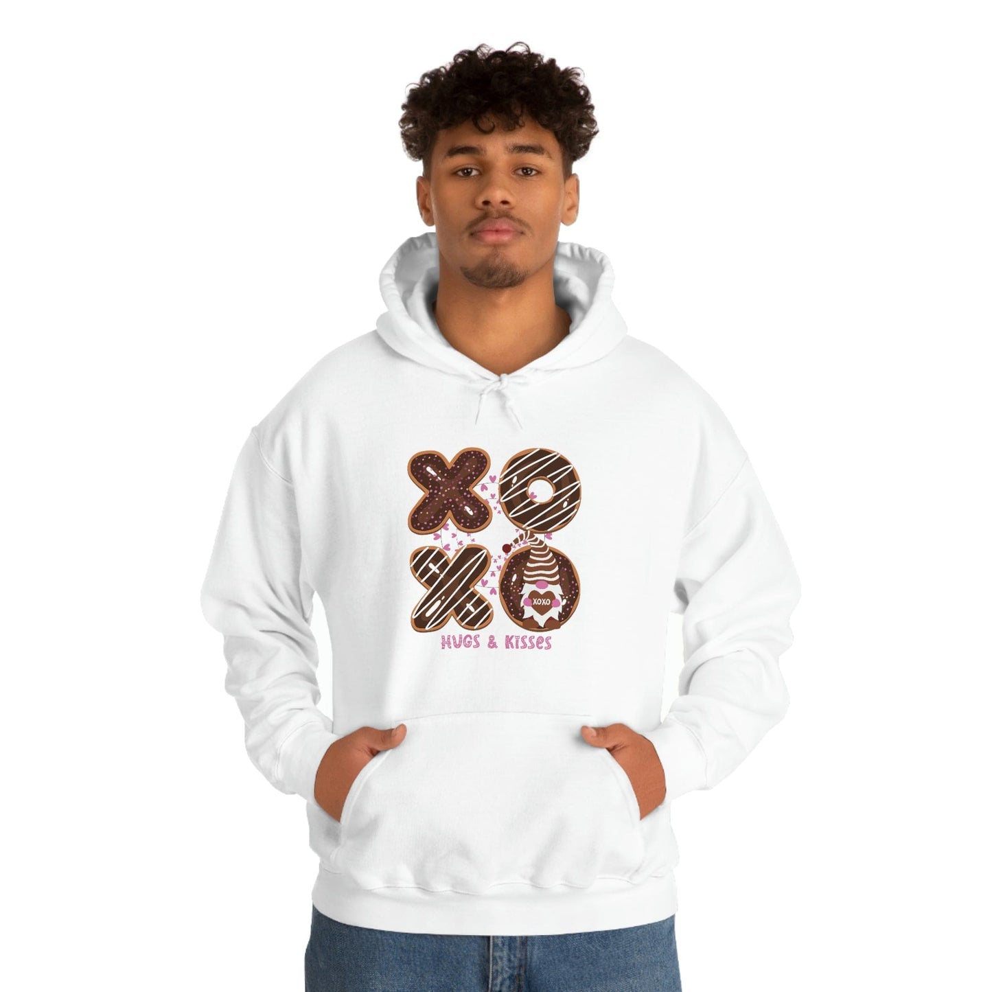 XOXO Donut's Hugs and Kisses with Chocolate Hoodie