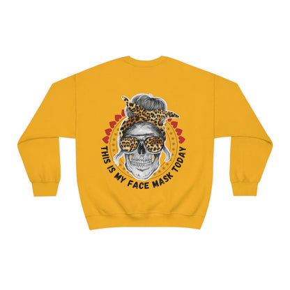 This is My Face Mask Oversized Sweatshirt, Trendy Sweatshirt, Funny Saying Sweatshirt