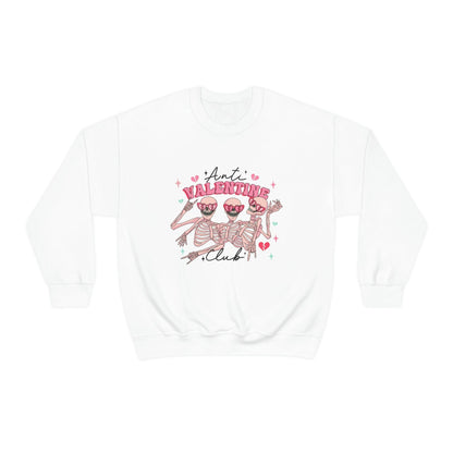 Shop the Anti-Valentine's Club with Skeleton Style 2023 Sweatshirt