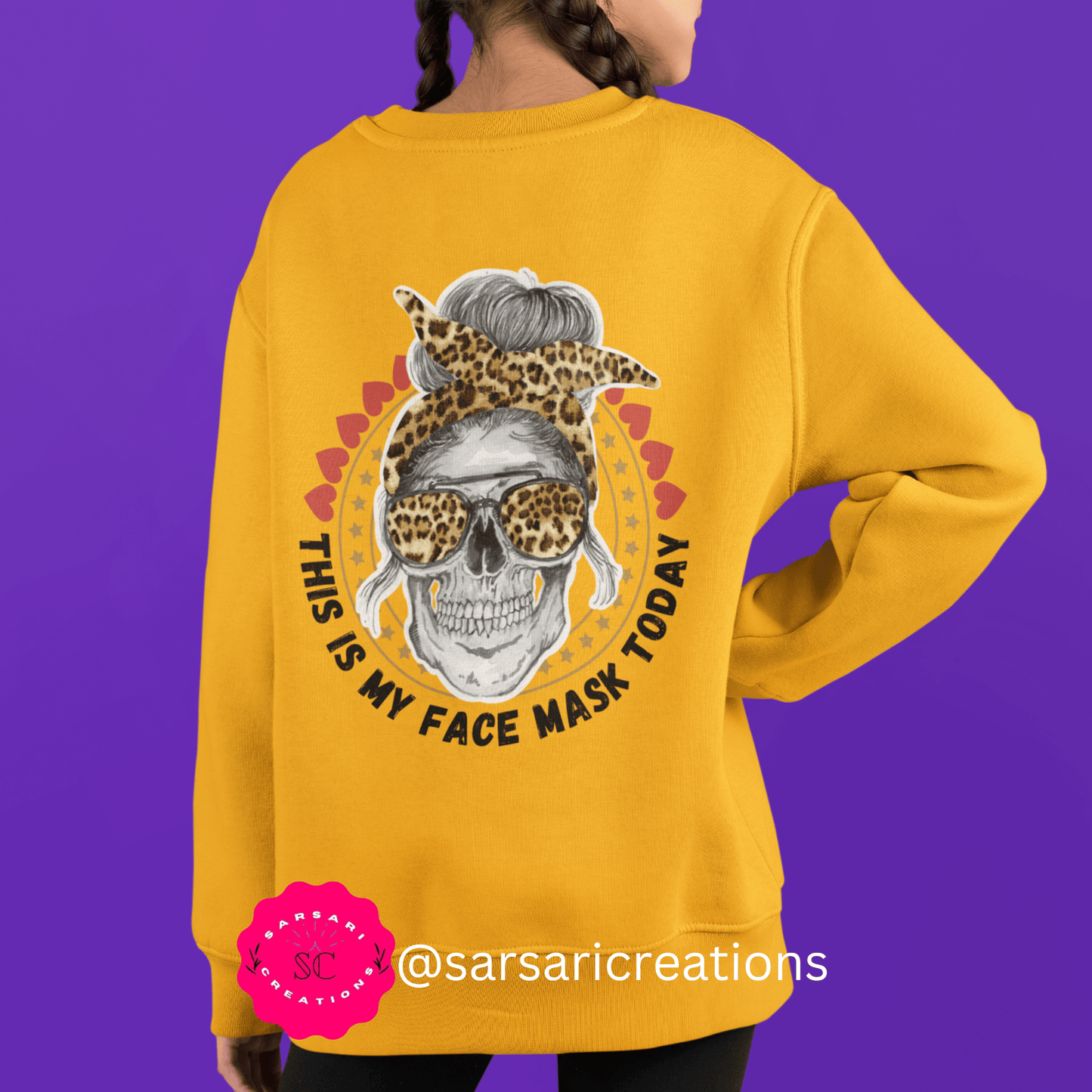 This is My Face Mask Oversized Sweatshirt, Trendy Sweatshirt, Funny Saying Sweatshirt