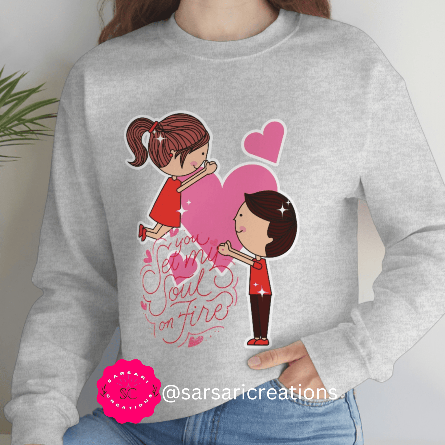 2023 Valentine's Day Sweatshirt: Hearts Beee Mine, Stay Cozy and in Love