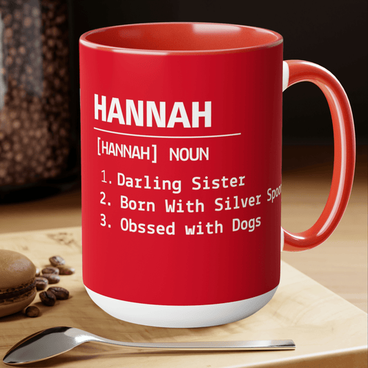Surprise Your Loved Ones with Personalized Name Definition 2023 Mug for Birthday, Anniversary, and More 15 oz Two-Tone Coffee Mugs