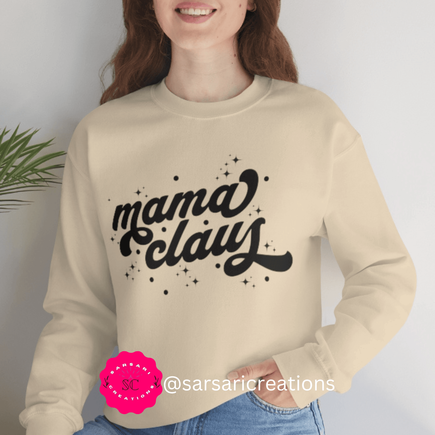 Christmas Things Mama Claus Sweatshirt, Crewneck Sweatshirt, Mummy Christmas Theme Sweater, Aesthetic Christmas Crewneck, Mom to Be, Gift for Mummy