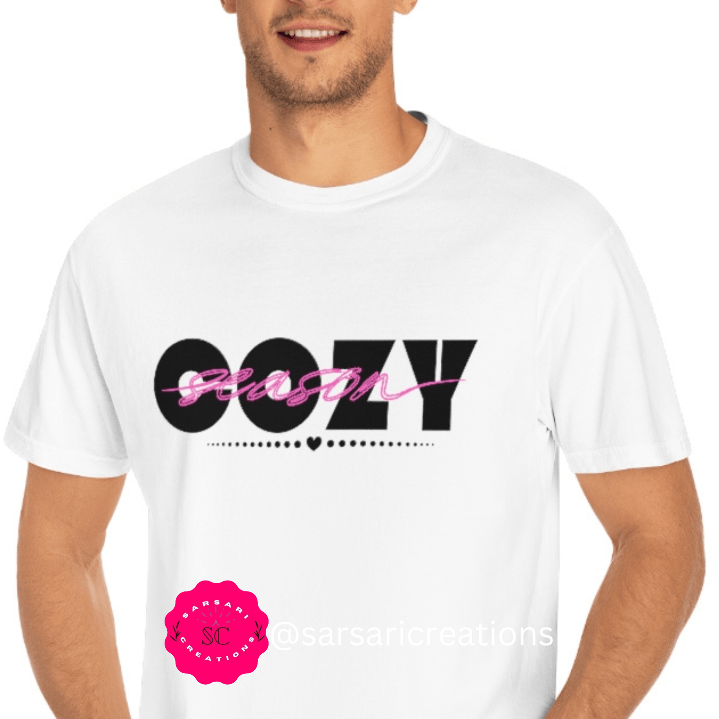 Men Cozy Season Shirt, Comfort Colors Shirt, Cozy Vibes T-Shirt, Fall Shirt, Thanksgiving Gift, Unisex Garment-Dyed T-shirt