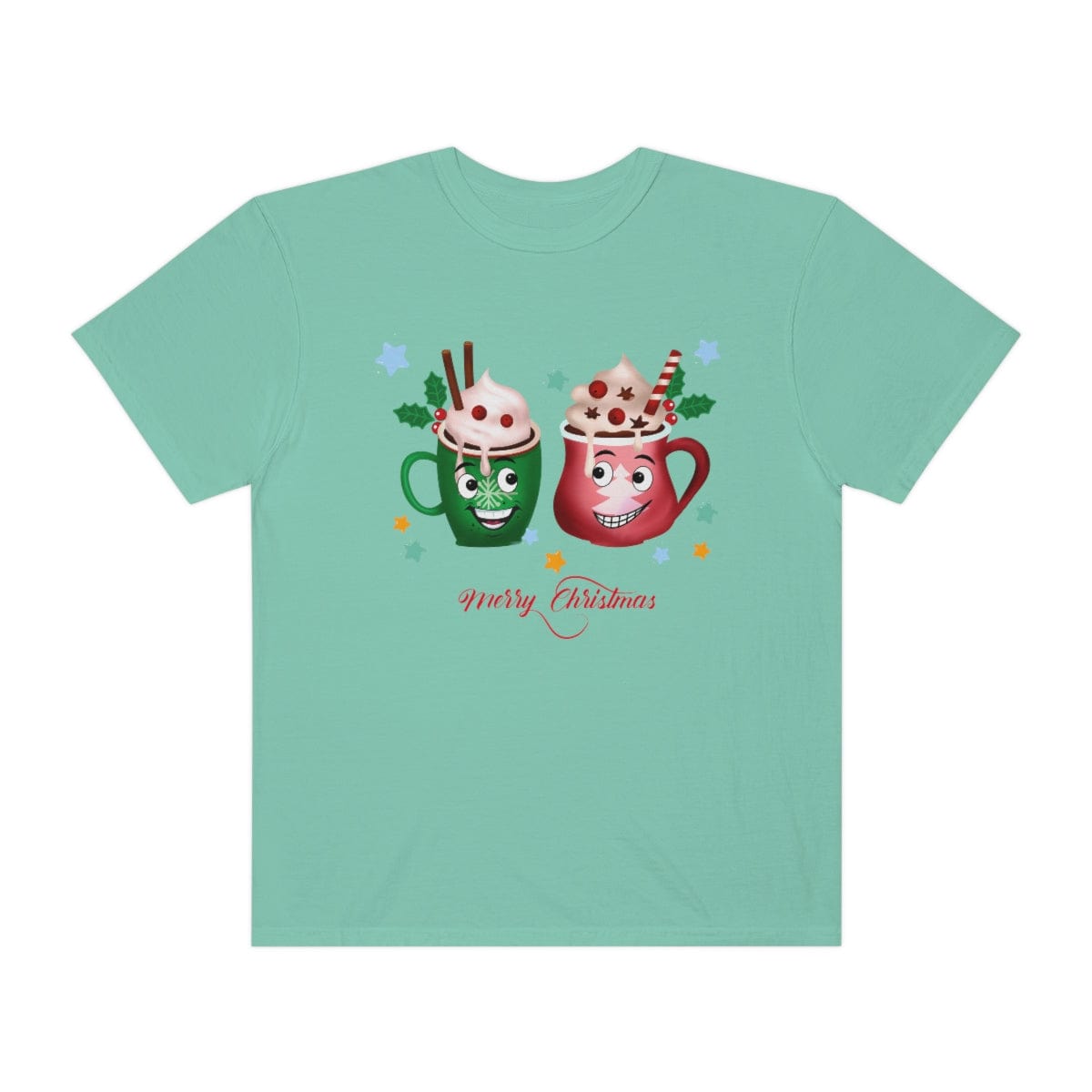 Retro Christmas Comfort Colors Shirt, Christmas Coffee Shirt, Christmas Women Gift, Retro Holiday Shirt, Funny Xmas T-Shirt