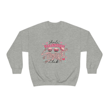 Shop the Anti-Valentine's Club with Skeleton Style 2023 Sweatshirt