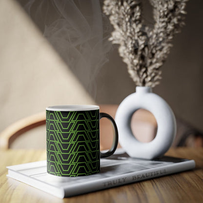 Pattern Mug, Tea Ceramic Mug, Gift for Her, Magic Mug, 11oz