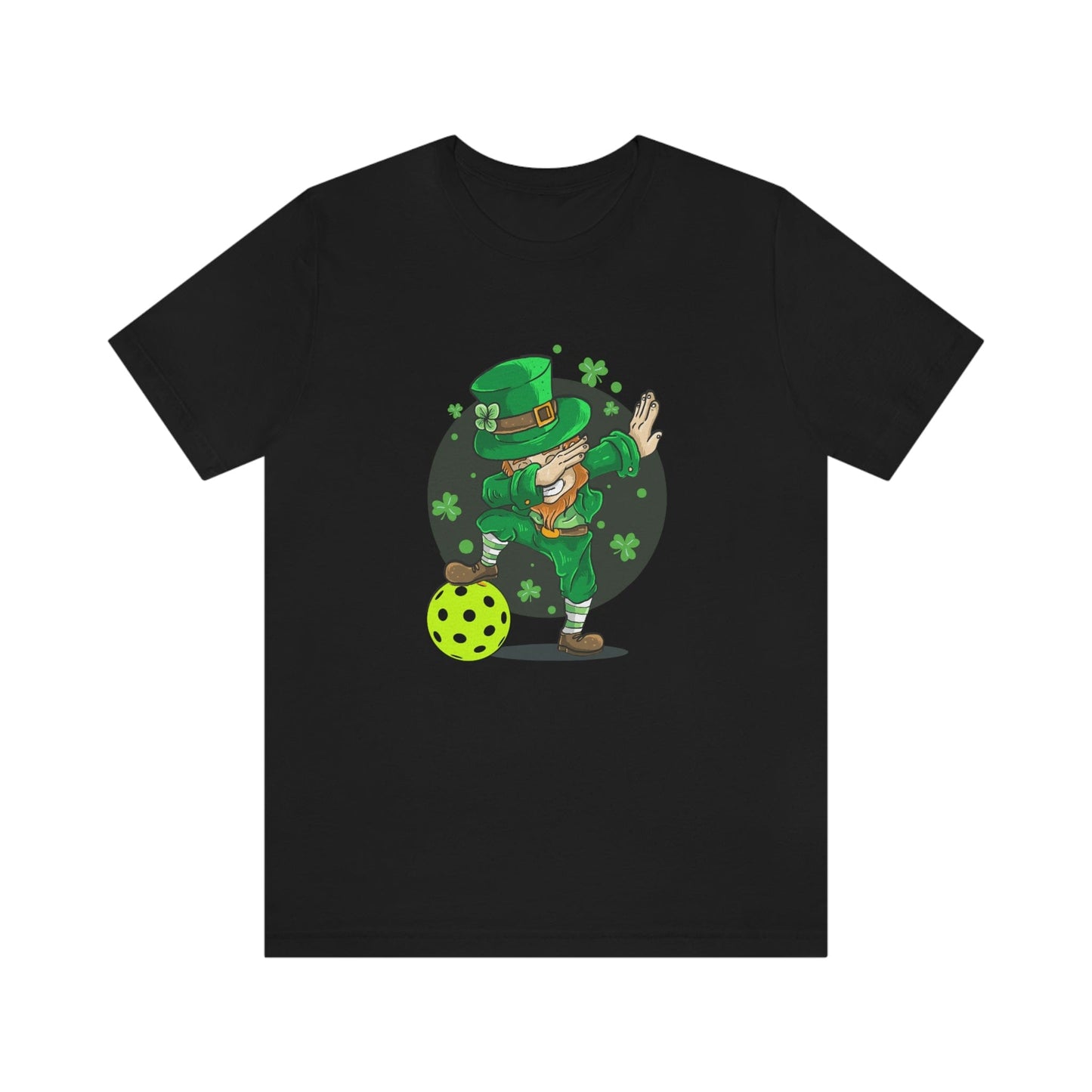 St. Patrick's Day 2023 Unisex Pickleball Dabbing Leprechaun Pickleball Malarkey T-Shirt