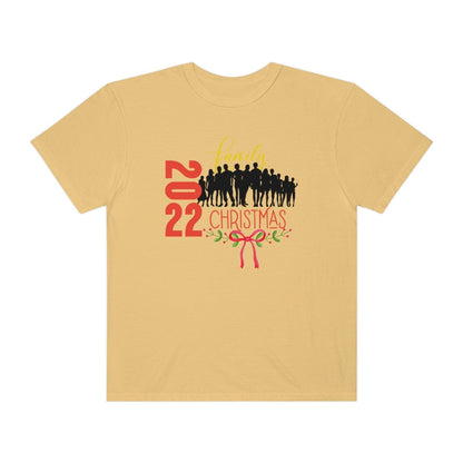 Family Christmas 2022 Comfort Colors, Christmas Santa Shirt, Christmas Family T-Shirt, Christmas Gift for Men, Unisex Garment-Dyed T-shirt