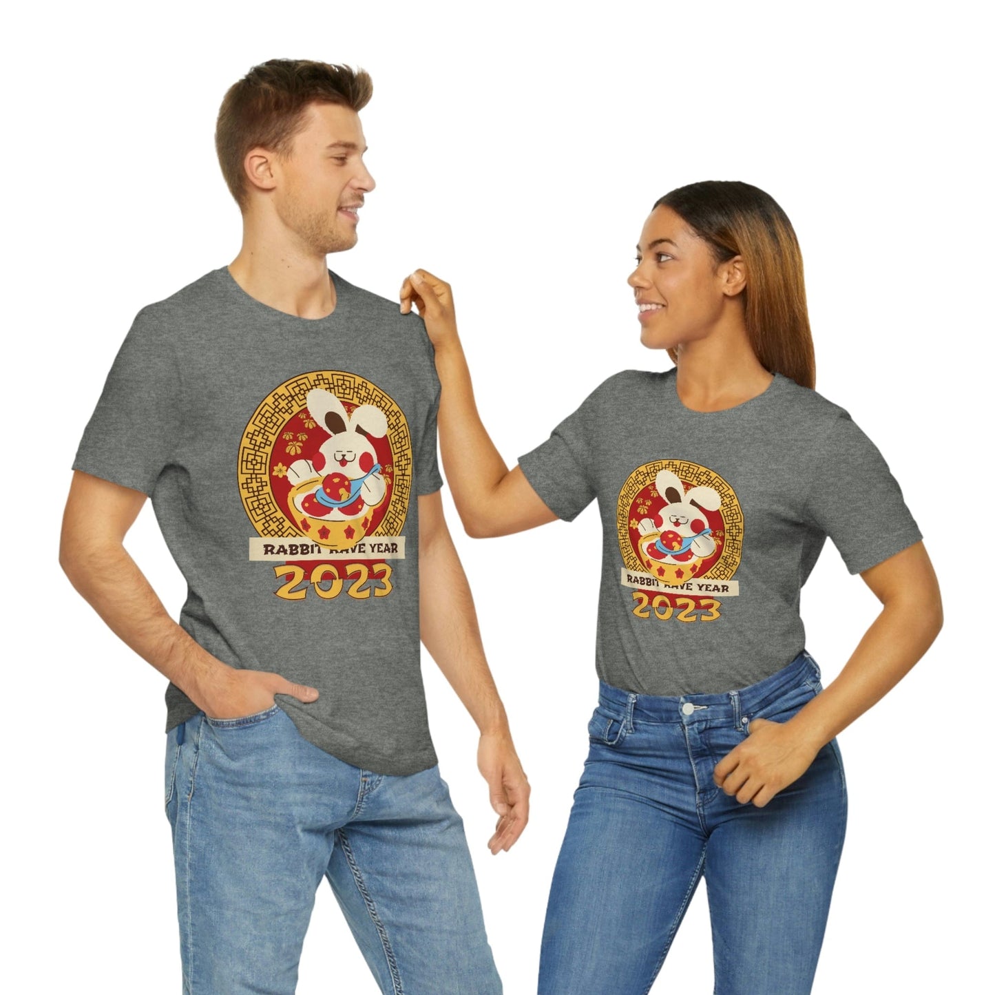 Rabbit Year 2023: Chinese New Year T-Shirt - SarsariCreations