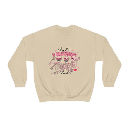 Shop the Anti-Valentine's Club with Skeleton Style 2023 Sweatshirt