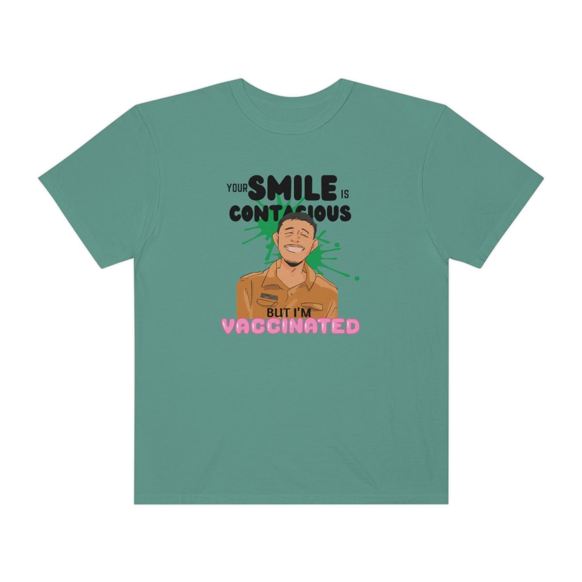 Your Smile is Contagious But I'M Vaccinated T-Shirt for Women Girl