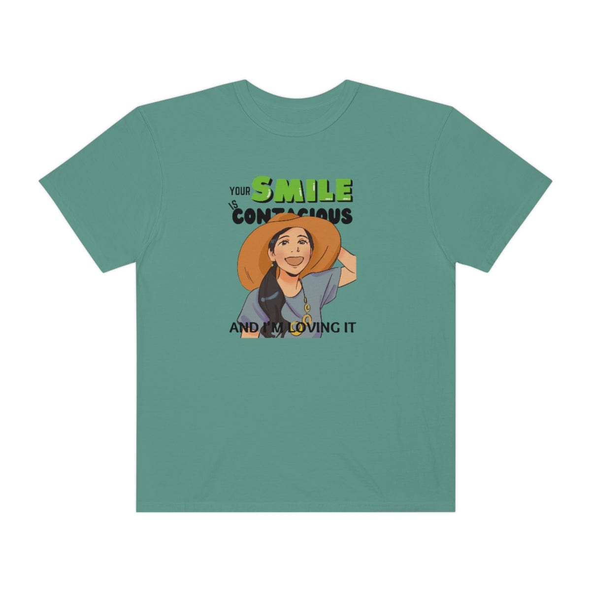 Your Smile Contacious And I'M Loving It T-Shirt For Women Girl