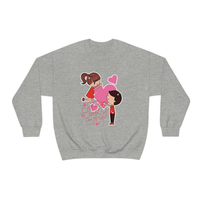 2023 Valentine's Day Sweatshirt: Hearts Beee Mine, Stay Cozy and in Love