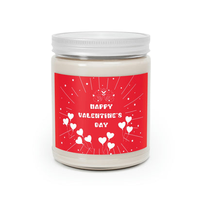 Custom Scented Soy Candle Gift for Him/Her: Personalised Valentine's Day Present for Couple