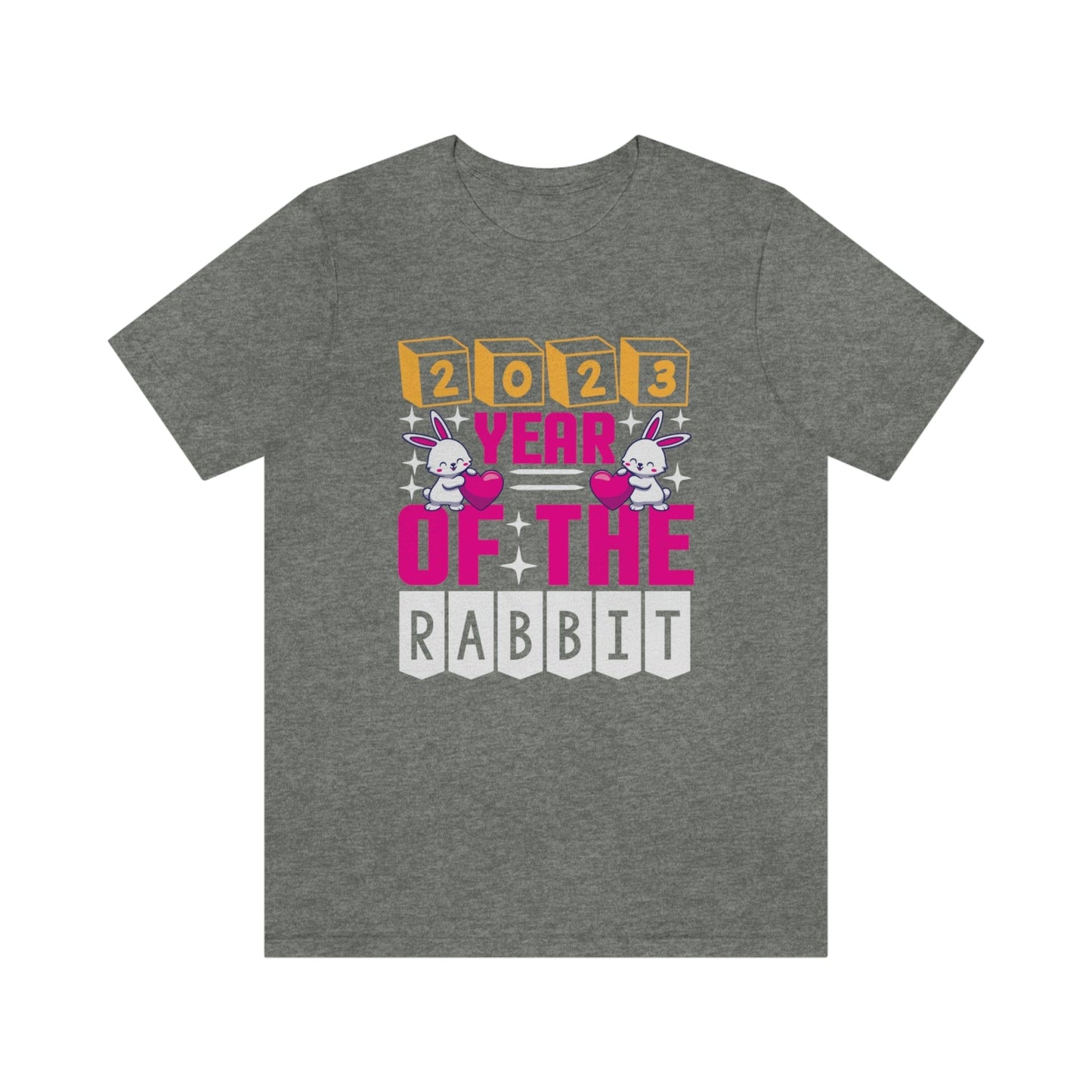 Hop into Good Charm: 2023 Year of the Rabbit T-Shirt - SarsariCreations