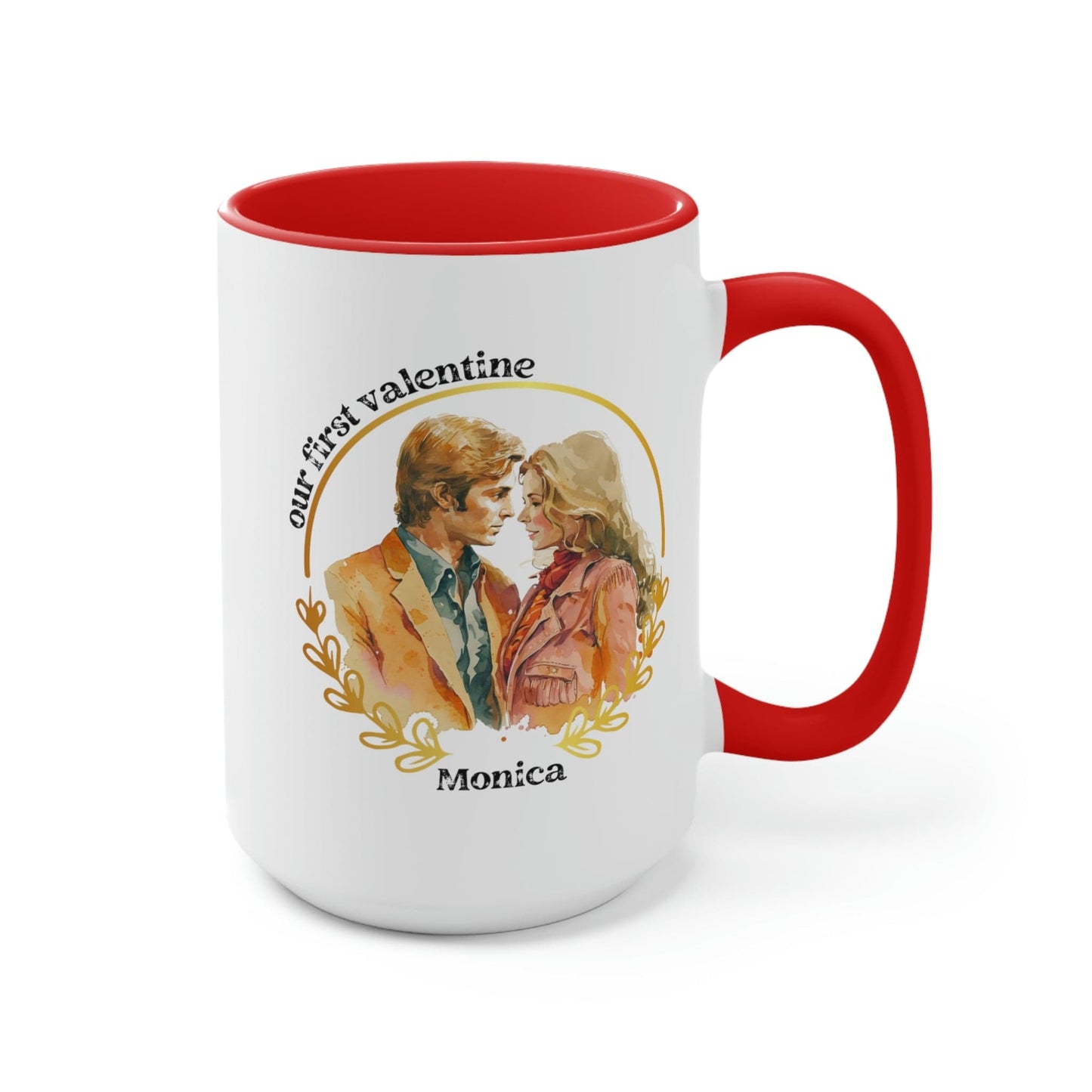 Shop Valentine's Day in 70's Vibes with Two Tone Coffee Mug