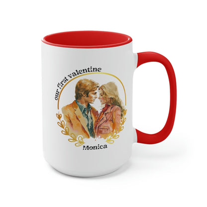 Shop Valentine's Day in 70's Vibes with Two Tone Coffee Mug