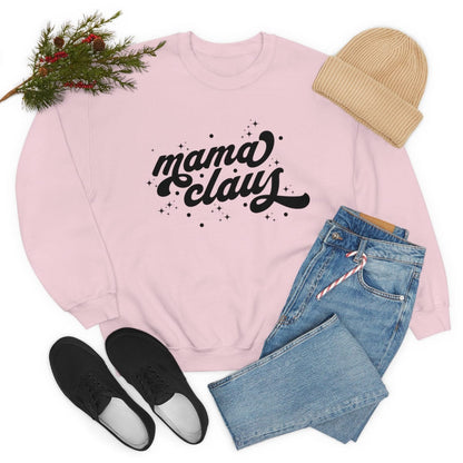 Christmas Things Mama Claus Sweatshirt, Crewneck Sweatshirt, Mummy Christmas Theme Sweater, Aesthetic Christmas Crewneck, Mom to Be, Gift for Mummy