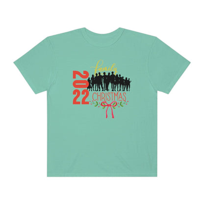 Family Christmas 2022 Comfort Colors, Christmas Santa Shirt, Christmas Family T-Shirt, Christmas Gift for Men, Unisex Garment-Dyed T-shirt