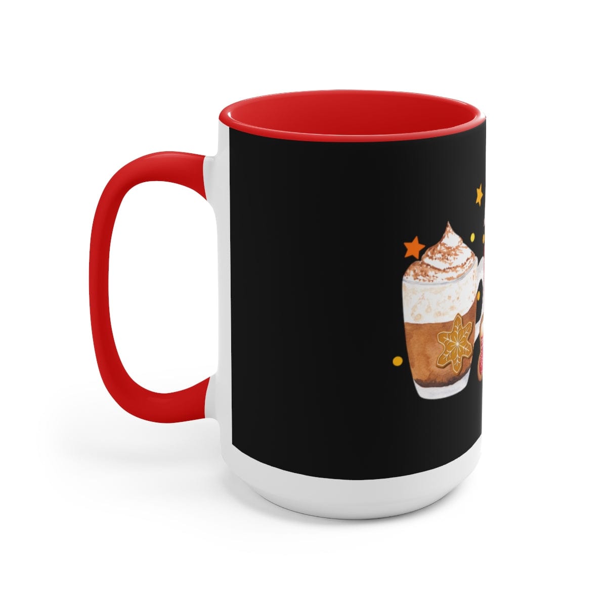 Coffee Mug, Christmas Mug, Christmas Gifts, Gift for Her, Christmas Coffee 15 oz Two-Tone Coffee Mugs