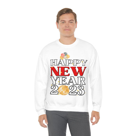 Happy New 2023 Year Men Sweatshirt, Hello 2023 Sweatshirt, Men New Year 2023 Sweater, 2023 Sweatshirt, New Year Party Gifts