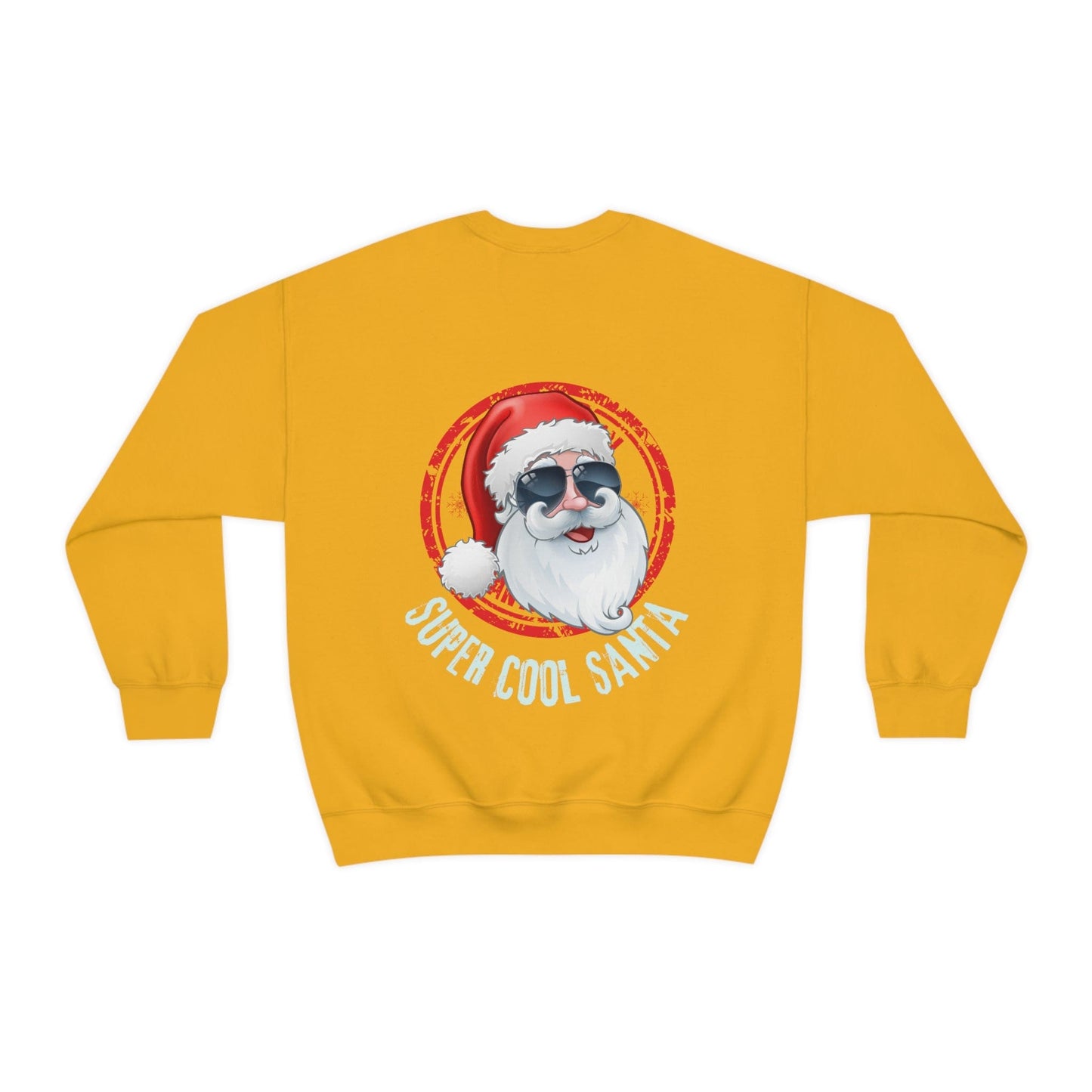 Super Cool Santa Christmas Sweatshirt, Funny Ugly Holiday Sweater, Women Crewneck