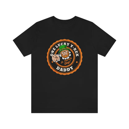 2023 Unisex Orange One Lucky Dad St Patricks Day Daddy Irish Shamrock Fun Premium T-Shirt