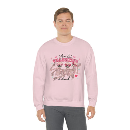 Shop the Anti-Valentine's Club with Skeleton Style 2023 Sweatshirt