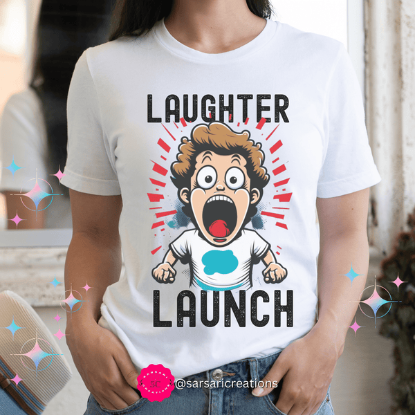 AI Laughter launch T-shirt