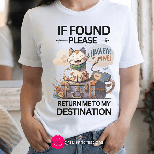 AI Destication cat Explorer T-shirt