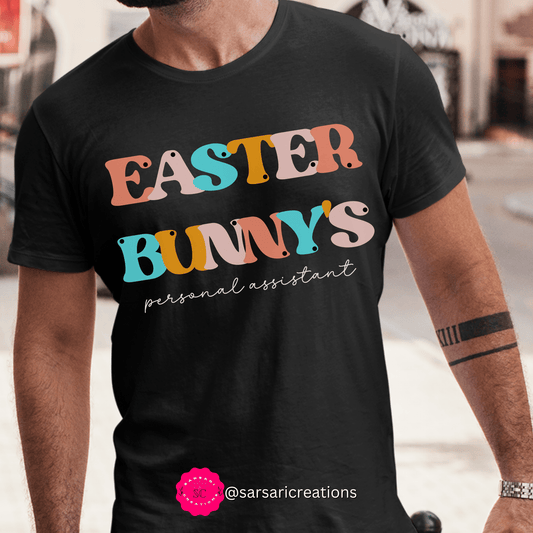 2023 Unisex Easter Bunny Squad Personal Assistant Funny Premium Easter Day T-Shirt